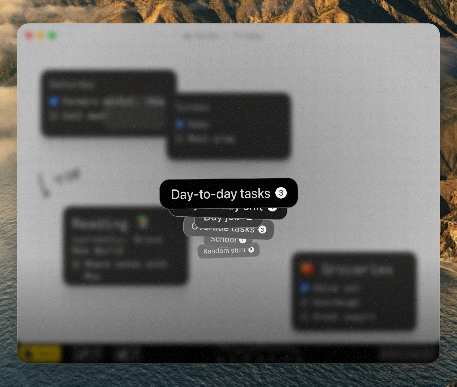 Forma app with correct background & card stack
