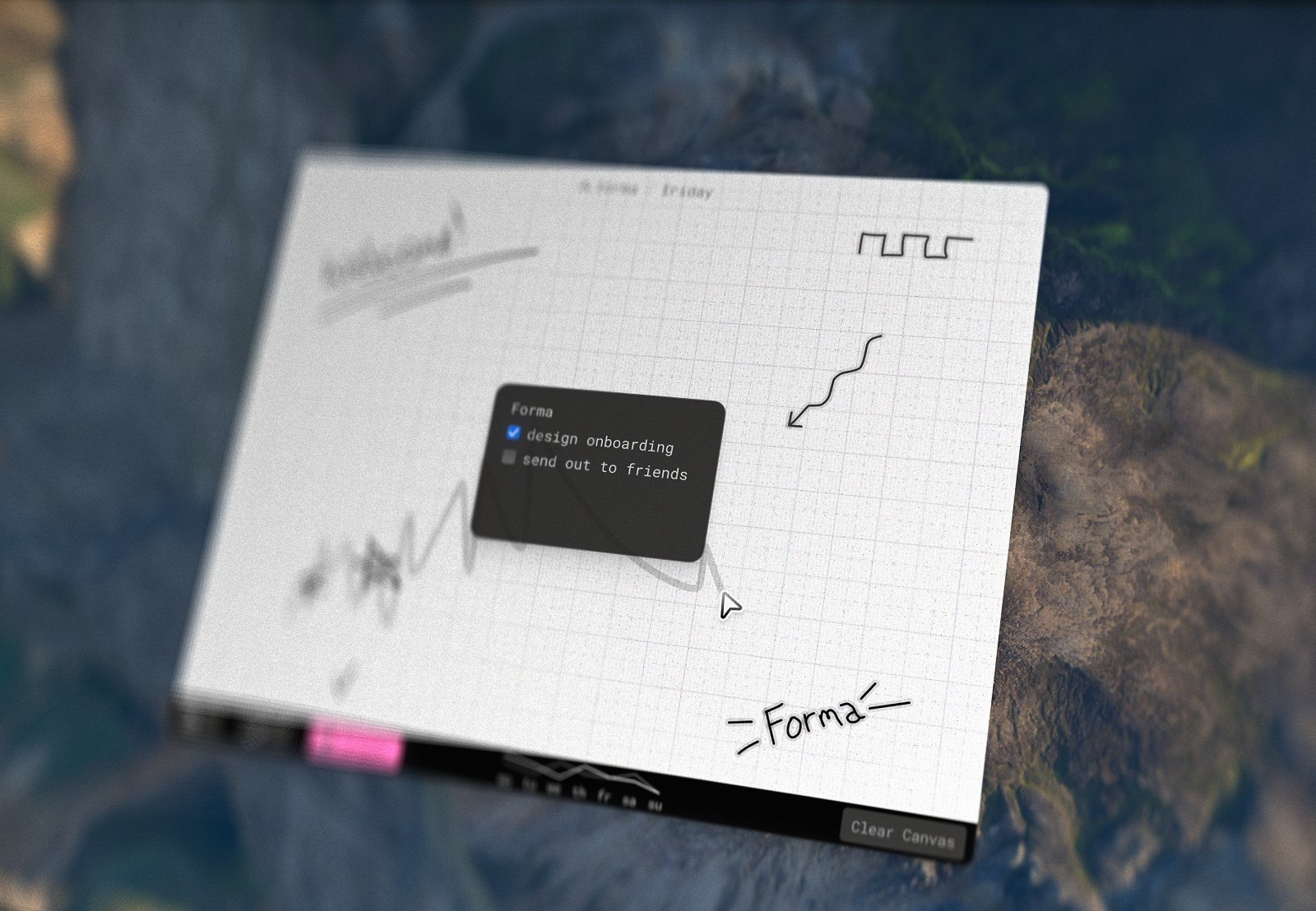 Forma app on a Mac desktop